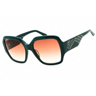 Guess By Marciano Ladies Green Oversized Sunglasses Gm00014 In ["green"]