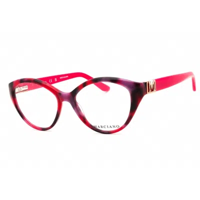 Guess By Marciano Ladies Pink Cat Eye Eyeglass Frames Gm50004