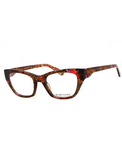 Guess By Marciano Modern Cat-eye Eyeglasses For Women - Gm0361-s In Red