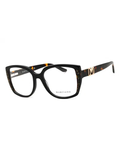 Guess By Marciano Oversized Women's Eyeglasses In Brown