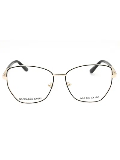 Guess By Marciano Sleek Cat-eye Eyeglasses For Women In Black