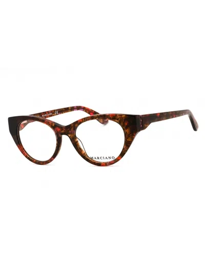 Guess By Marciano Sleek Cat-eye Eyeglasses For Women In Red