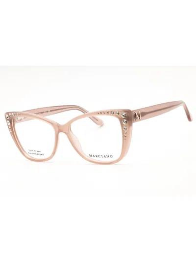 Guess By Marciano Stylish Cat Eye Eyeglasses For Women In Gold