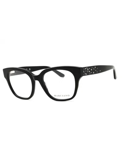 Guess By Marciano Stylish Rectangular Eyeglasses For Women In Purple