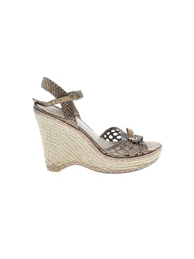 Pre-owned Guess By Marciano Wedges In Brown