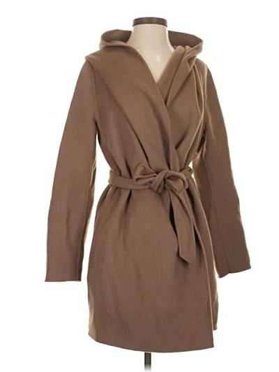 Pre-owned Guess By Marciano Wool Coat In Brown