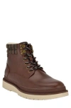 Guess Men's Caismar Lace Up Casual Hybrid Boots In Medium Brown