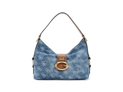 Guess Camden Shoulder Bag Handbags Denim Logo: One Size In Multi