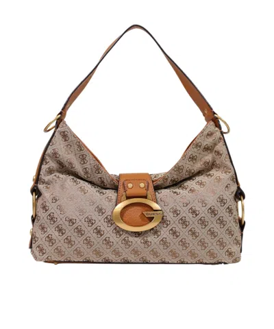 Guess Camden Shoulder Bag In Pink