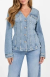 Guess Camille Denim Blazer In Blue