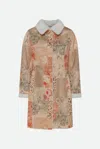 Guess Cappotto Faux Fur Reversibile Multicolore In As Shown In The Picture