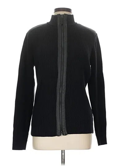 Pre-owned Guess Cardigan Sweater In Black