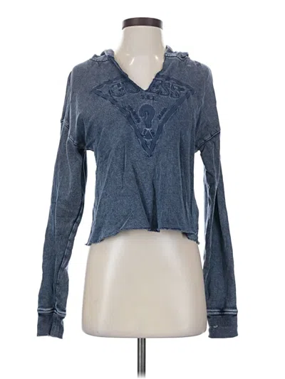 Pre-owned Guess Cardigan Sweater In Blue