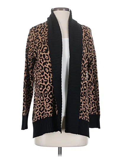 Pre-owned Guess Cardigan Sweater In Brown