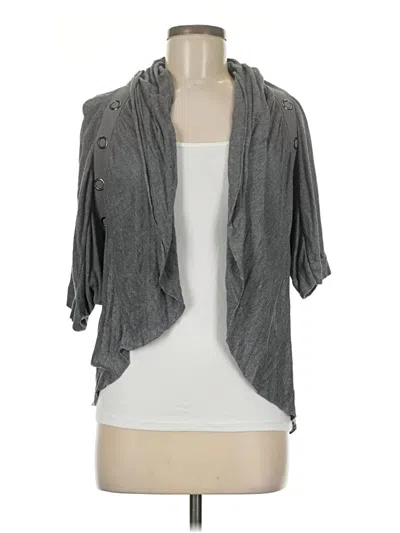 Pre-owned Guess Cardigan Sweater In Gray
