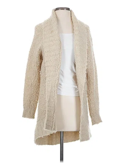 Pre-owned Guess Cardigan Sweater In White
