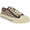 Guess Carey Sneaker In Dark Brown
