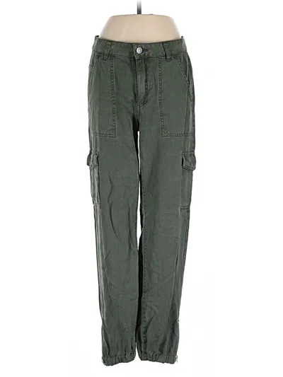 Pre-owned Guess Cargo Pants In Green