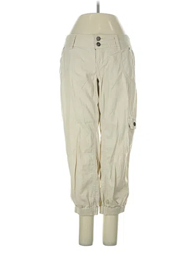 Pre-owned Guess Cargo Pants In White