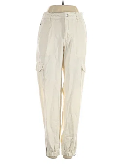 Pre-owned Guess Cargo Pants In White
