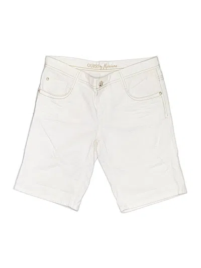 Pre-owned Guess Cargo Shorts In Ivory