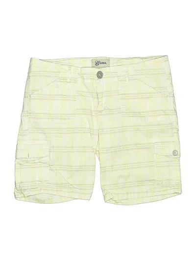 Pre-owned Guess Cargo Shorts In Yellow