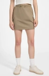 Guess Carla Cargo Miniskirt In Brown