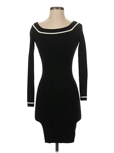 Pre-owned Guess Casual Dress In Black