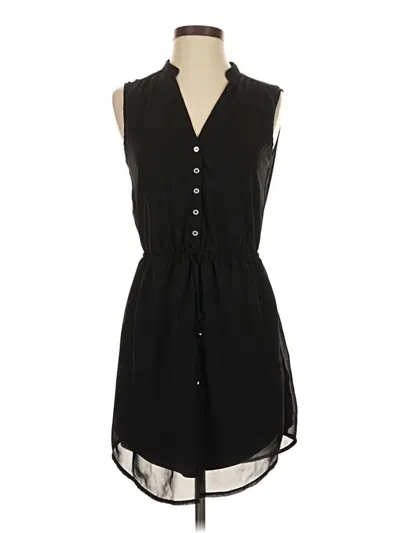 Pre-owned Guess Casual Dress In Black