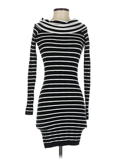 Pre-owned Guess Casual Dress In Black