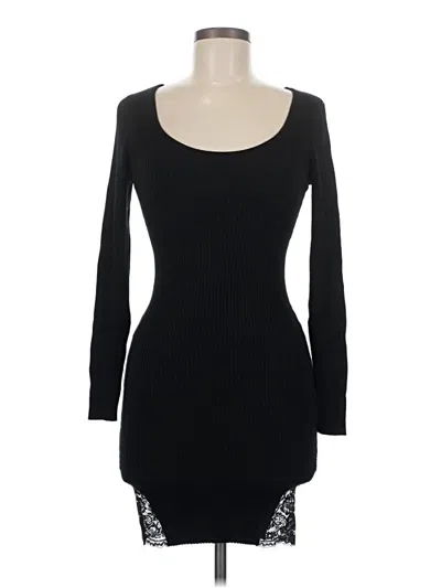Pre-owned Guess Casual Dress In Black