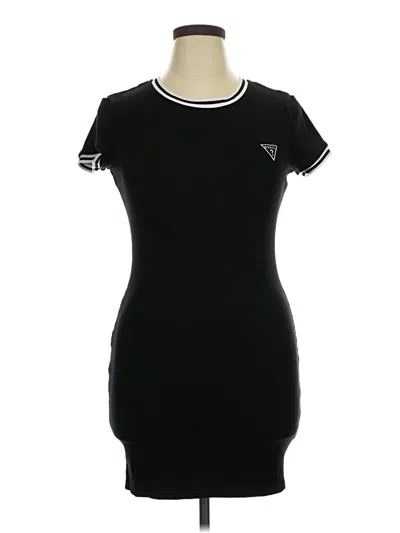 Pre-owned Guess Casual Dress In Black