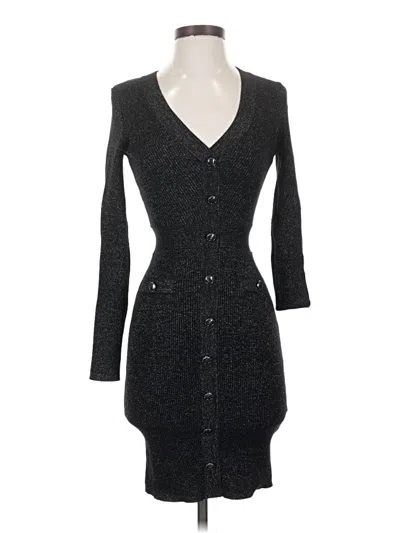 Pre-owned Guess Casual Dress In Black