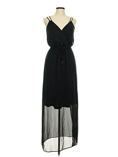 Pre-owned Guess Casual Dress In Black