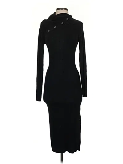 Pre-owned Guess Casual Dress In Black