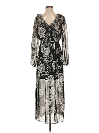 Pre-owned Guess Casual Dress In Black