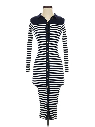 Pre-owned Guess Casual Dress In Blue