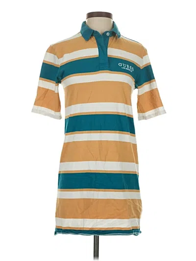 Pre-owned Guess Casual Dress In Blue
