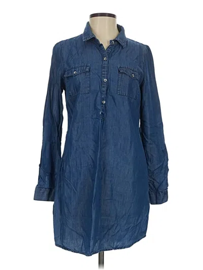 Pre-owned Guess Casual Dress In Blue