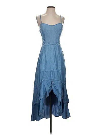 Pre-owned Guess Casual Dress In Blue