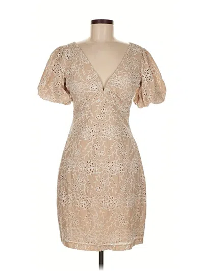 Pre-owned Guess Casual Dress In Brown