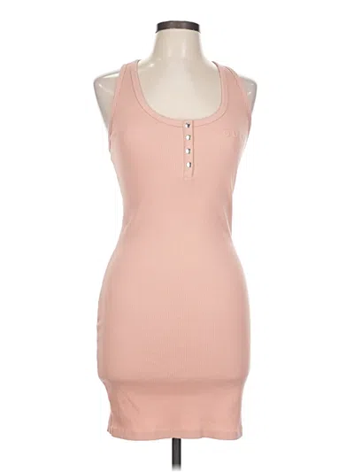 Pre-owned Guess Casual Dress In Brown