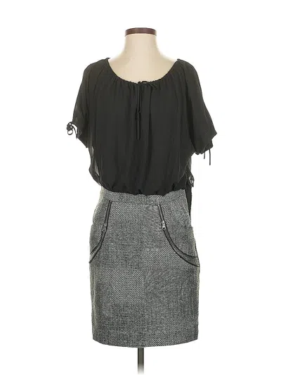 Pre-owned Guess Casual Dress In Gray