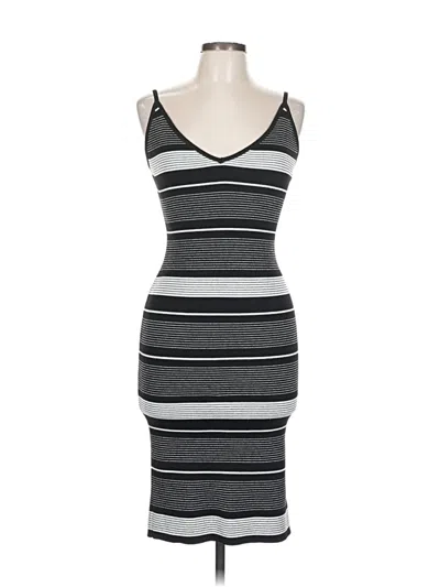 Pre-owned Guess Casual Dress In Gray