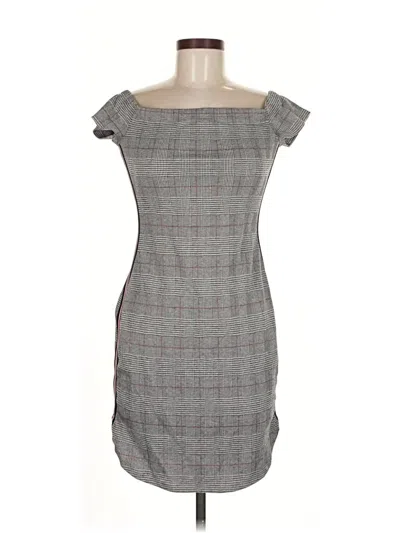Pre-owned Guess Casual Dress In Gray