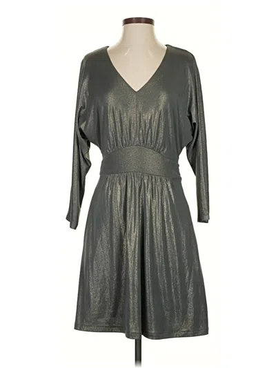 Pre-owned Guess Casual Dress In Gray