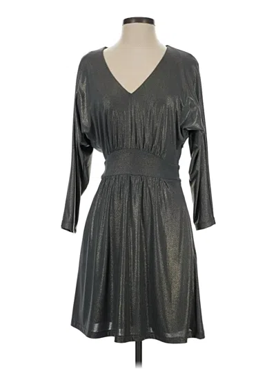 Pre-owned Guess Casual Dress In Gray