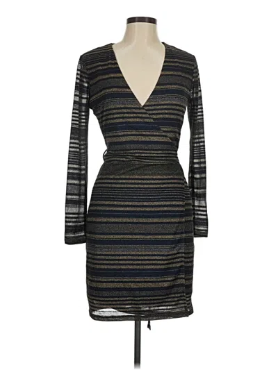 Pre-owned Guess Casual Dress In Gray
