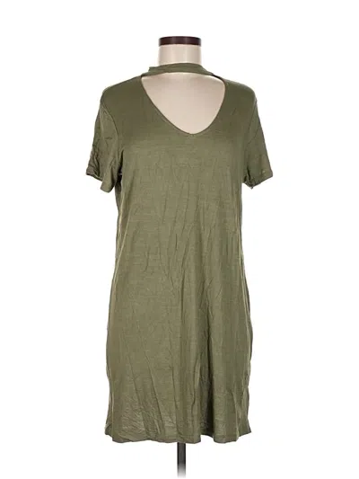 Pre-owned Guess Casual Dress In Green