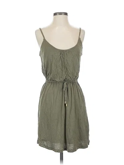 Pre-owned Guess Casual Dress In Green
